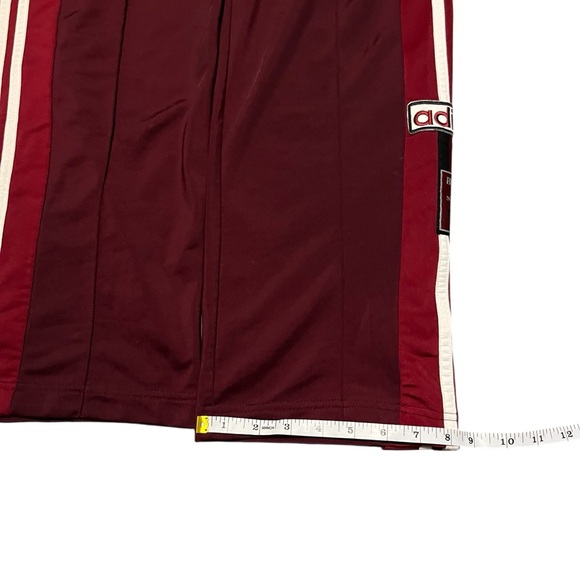 Adidas Men’s Maroon Track Pants Size Medium - Picture 2 of 7